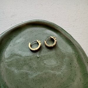 Tory Burch small hoop earrings